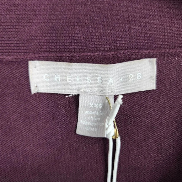 Chelsea28 Women's High Low Crewneck Sweater Cashmere Blend Size XXS NWT - Picture 7 of 10